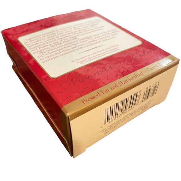 Hallmark Keepsake Super Friends Lunch Box Set (2000) DC Comics with Thermos - Picture 3 of 8